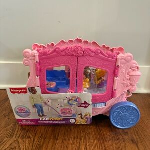 Little People Disney Princess pull along carriage NEW! Hot holiday gifts girls